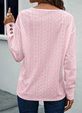 Women's Tops Dressy Casual V Neck Long Sleeve