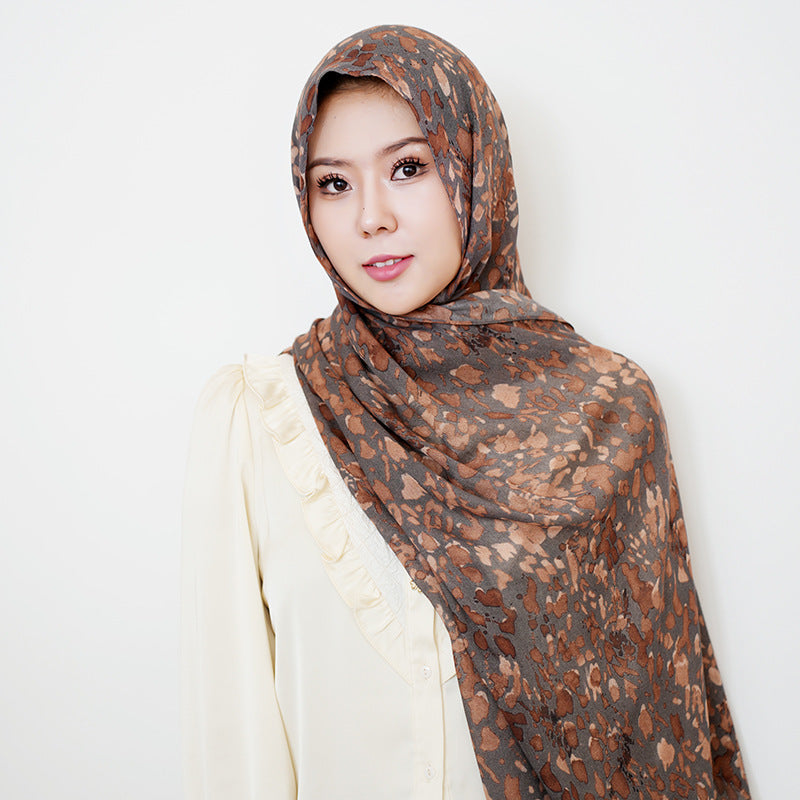 Cotton Headscarf Soft Lightweight and Breathable Daily Fashion Headscarf