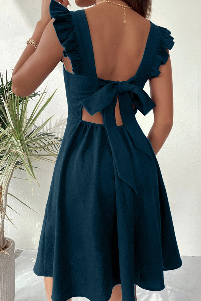 Women's Suspender Short Vacation Beach Dress