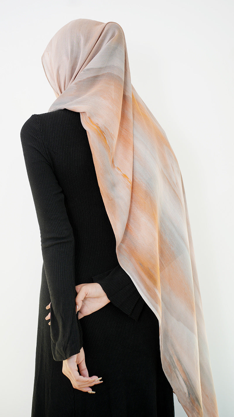 Cotton Headscarf Soft Lightweight and Breathable Daily Fashion Headscarf