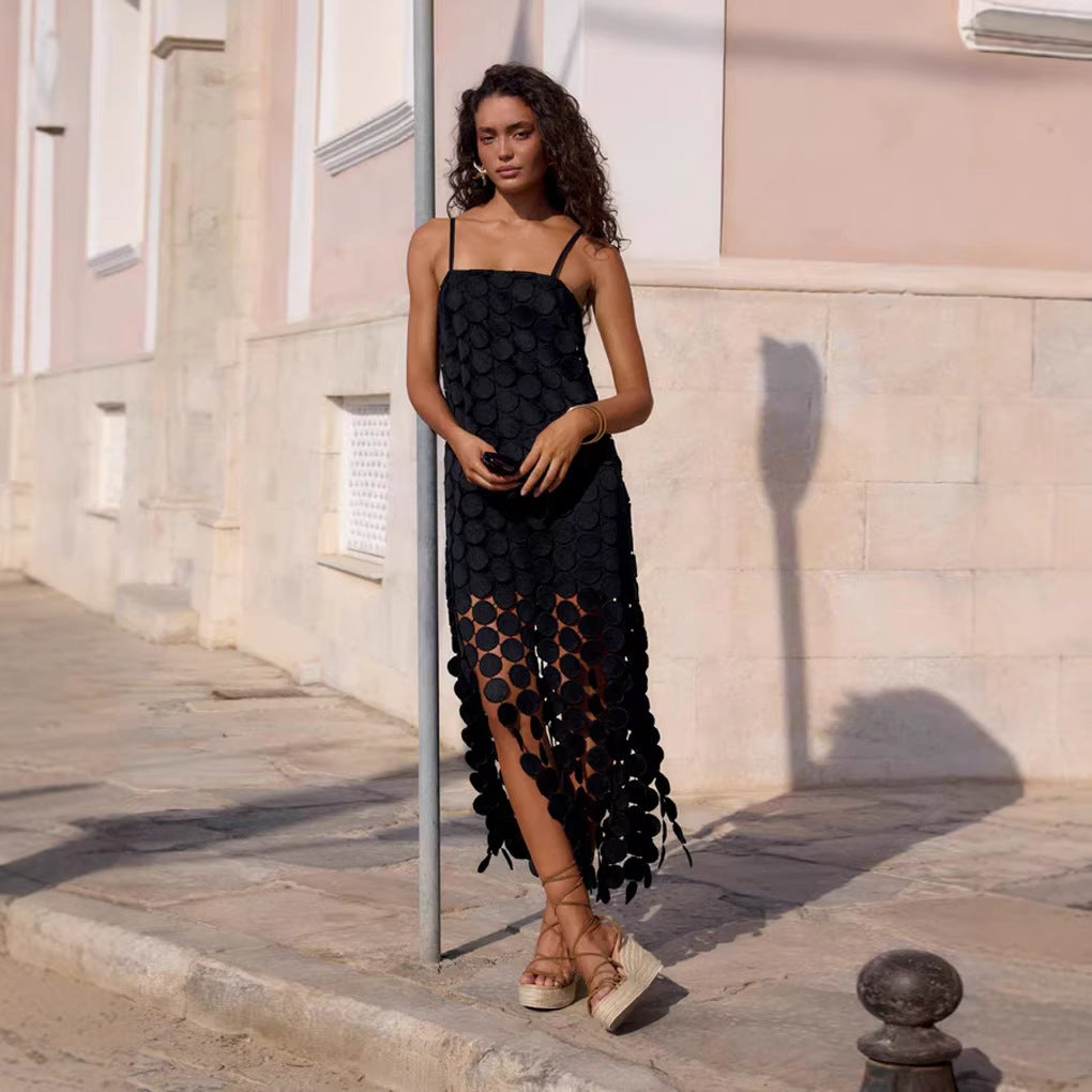 Women's Hollow Fashion Lace Dress Women's Dress