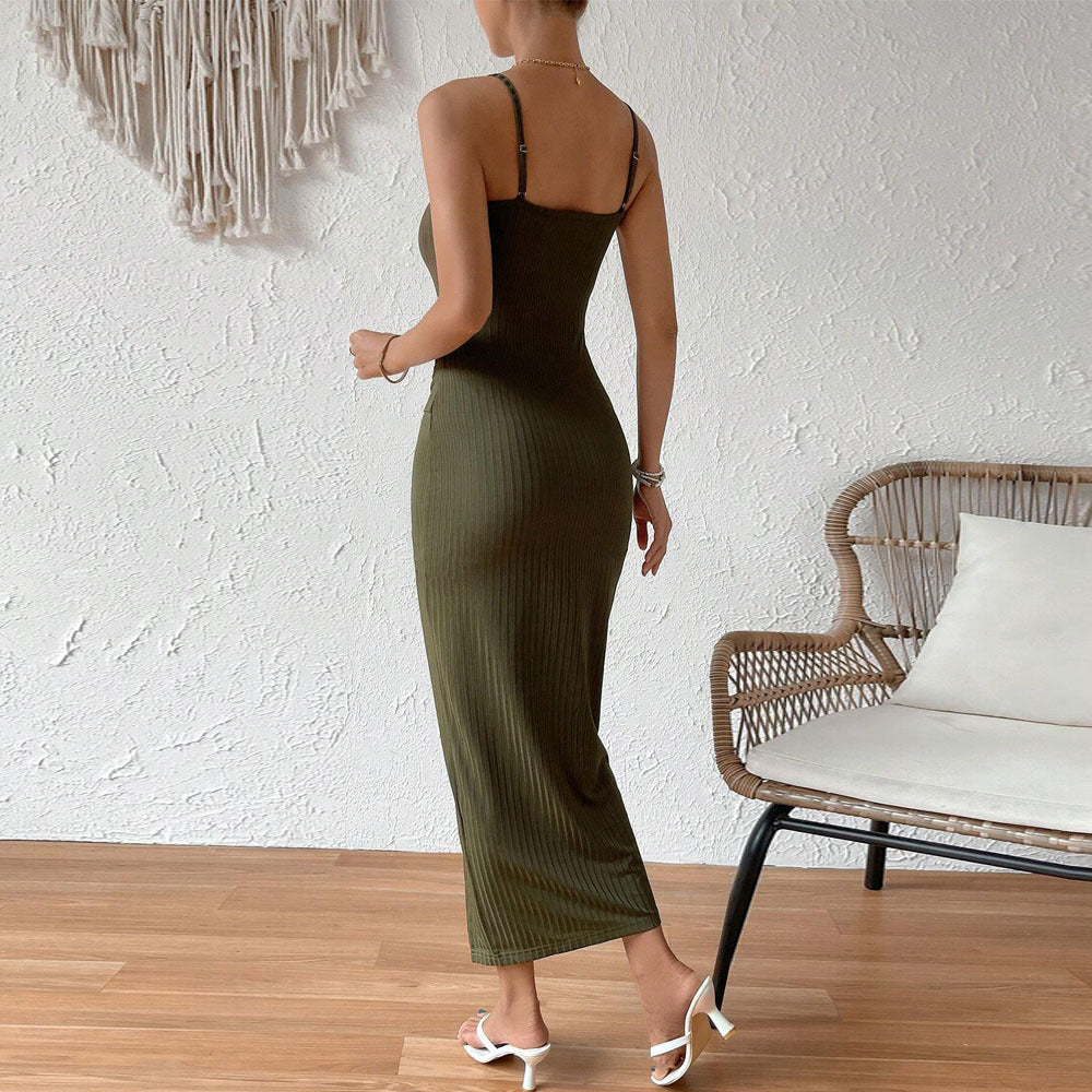 Women's Split Sexy Strap Dress
