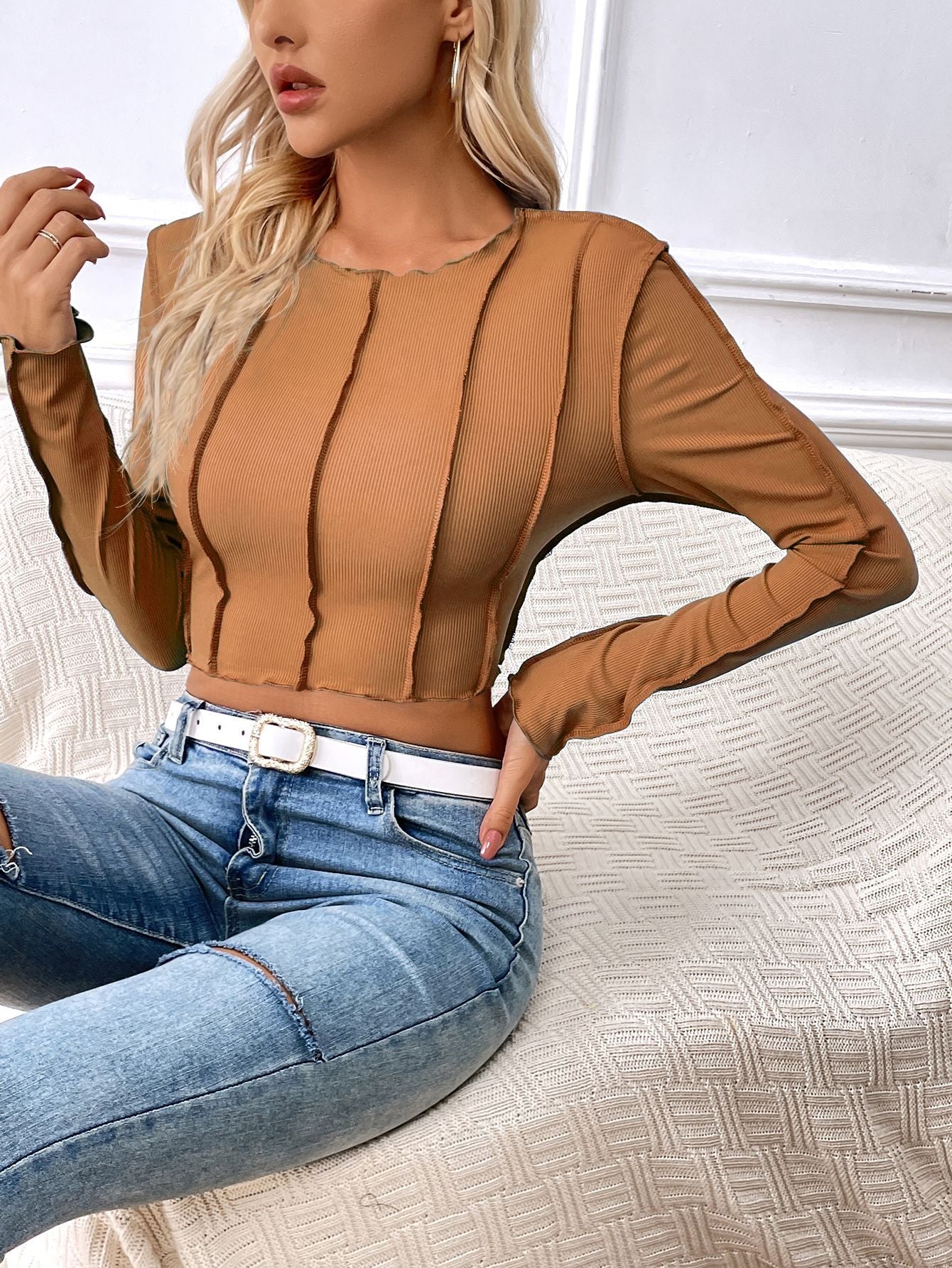 Women's Long Sleeve Tops Casual