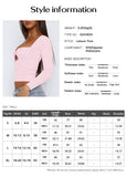 Women Y2K Sexy T Shirts Long-sleeved Knitted Top