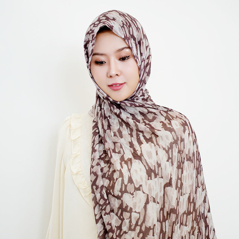 Cotton Headscarf Soft Lightweight and Breathable Daily Fashion Headscarf
