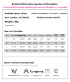 Women Pullover V-Neck Striped Short Dress