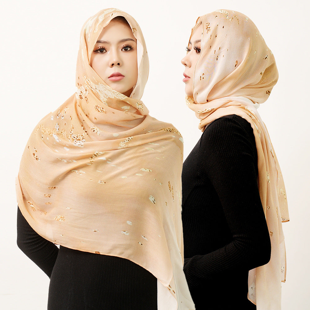 Cotton Headscarf Soft Lightweight and Breathable Daily Fashion Headscarf