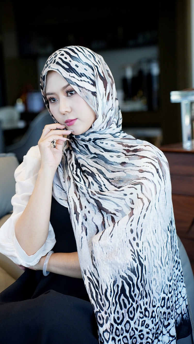 Cotton Headscarf Soft Lightweight and Breathable Daily Fashion Headscarf