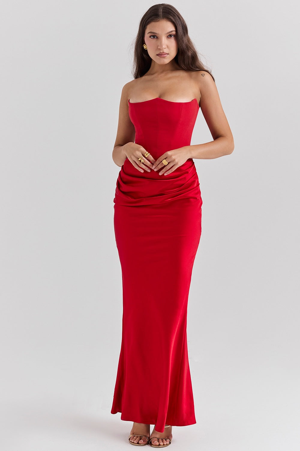 Tubular Sexy Slim Fit Fishtail Dress Women's Evening Dress