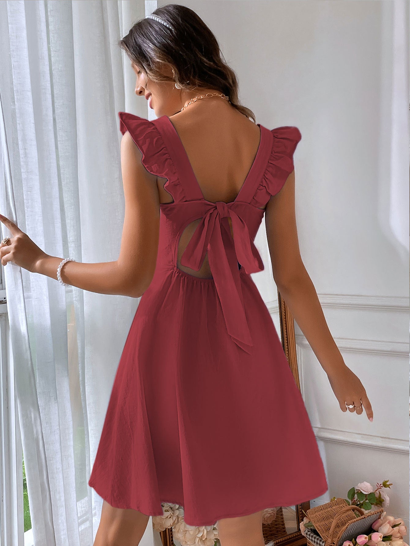 Women's Suspender Short Vacation Beach Dress