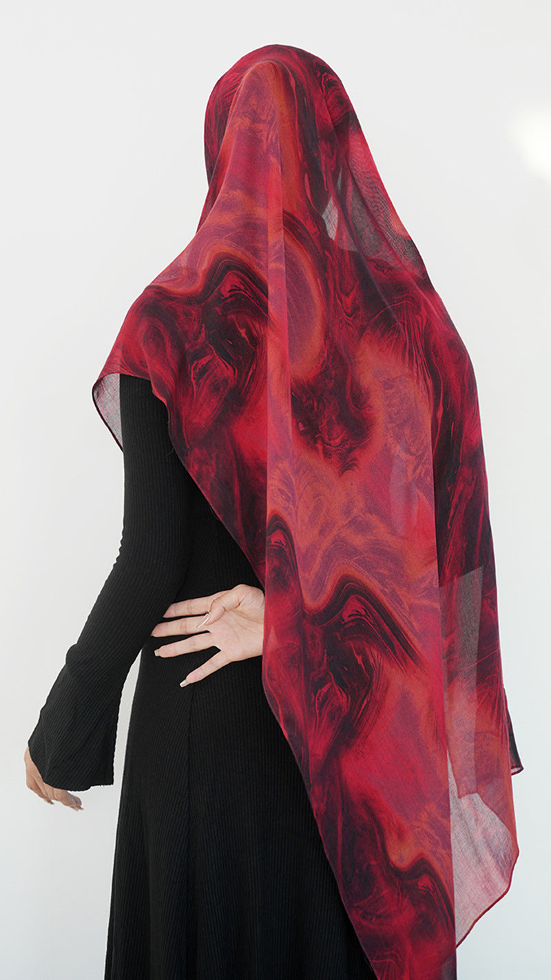 Cotton Headscarf Soft Lightweight and Breathable Daily Fashion Headscarf