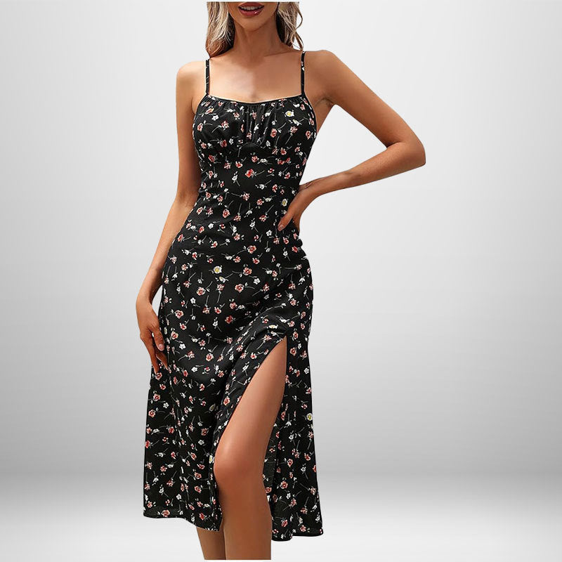 Women Sexy High Waist Sleeveless Dress