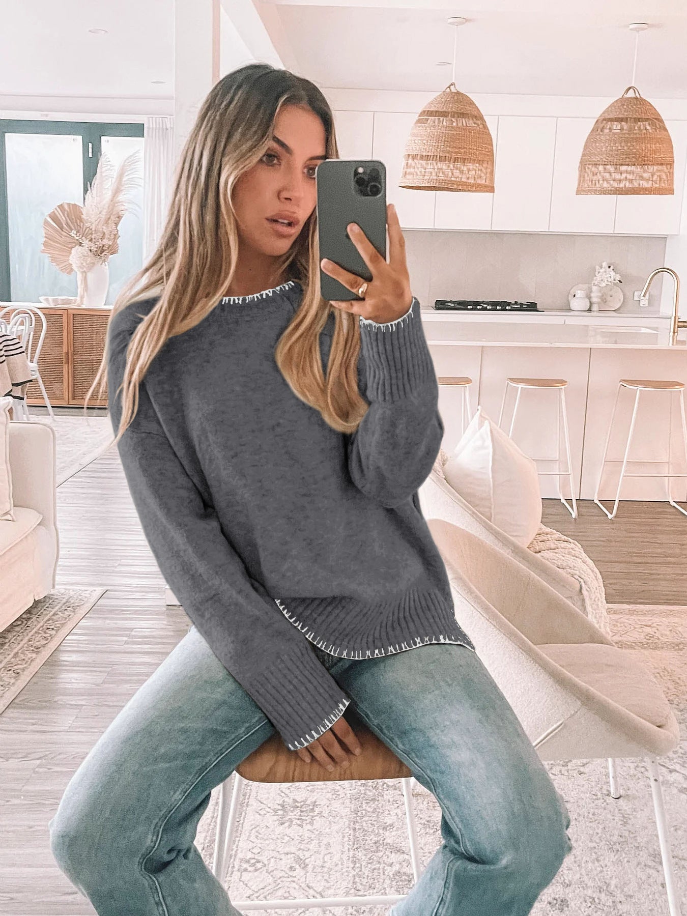 Women Crewneck Sweater