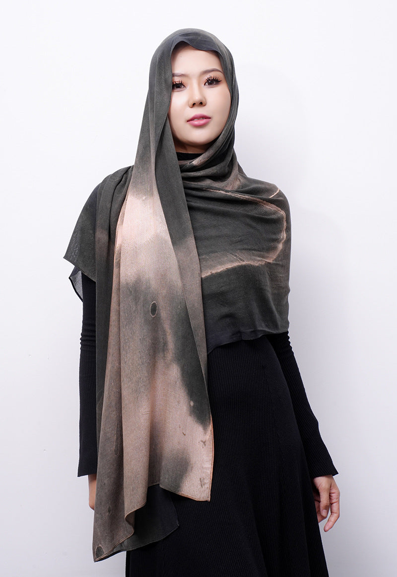 Cotton Headscarf Soft Lightweight and Breathable Daily Fashion Headscarf
