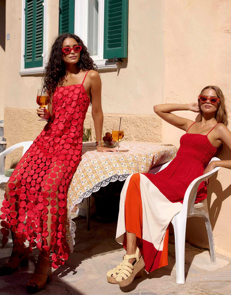 Women's Hollow Fashion Lace Dress Women's Dress