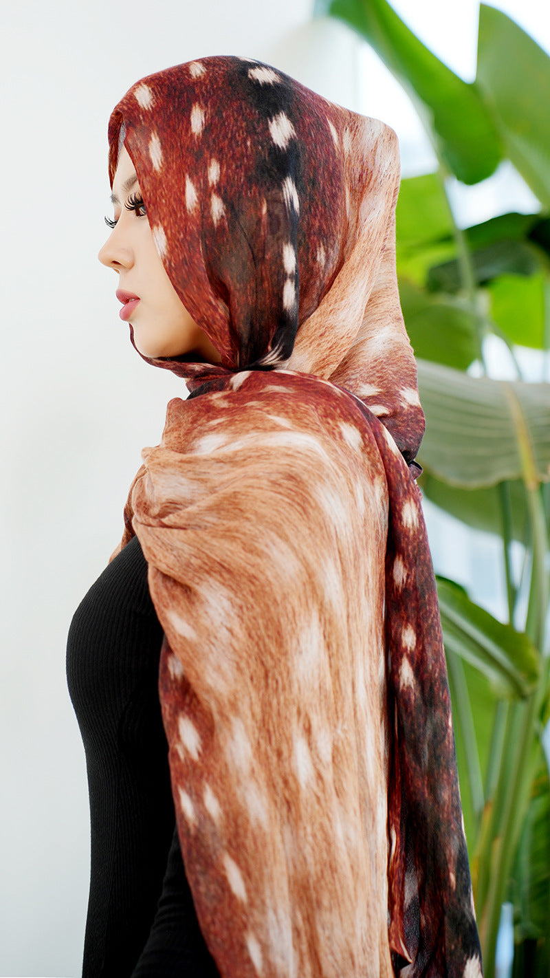 Cotton Headscarf Soft Lightweight and Breathable Daily Fashion Headscarf