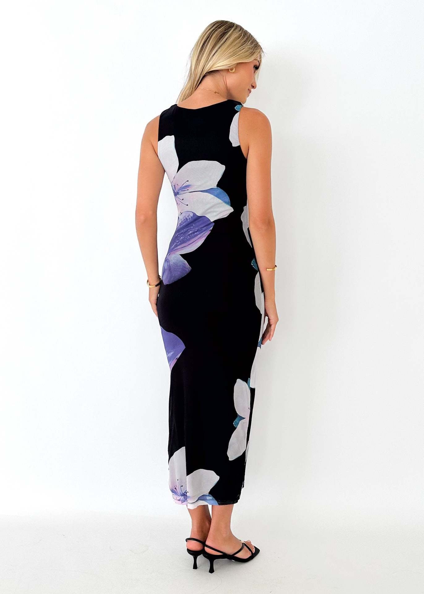 Women's Summer Sexy Print Slim-fitting Waist Slim Dress