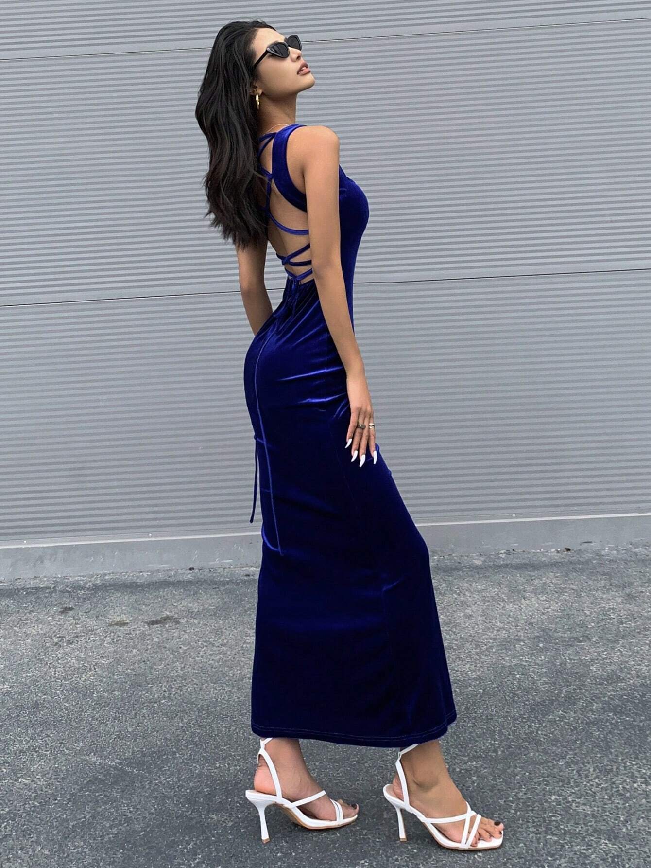 Women Sexy Backless Dress Party Dress