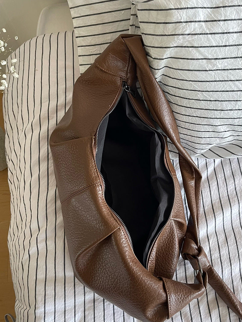 Women Large Capacity Retro Casual Shoulder Messenger Bag