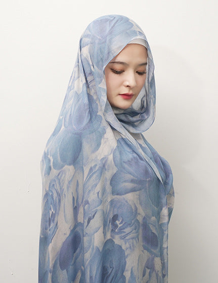 Cotton Headscarf Soft Lightweight and Breathable Daily Fashion Headscarf