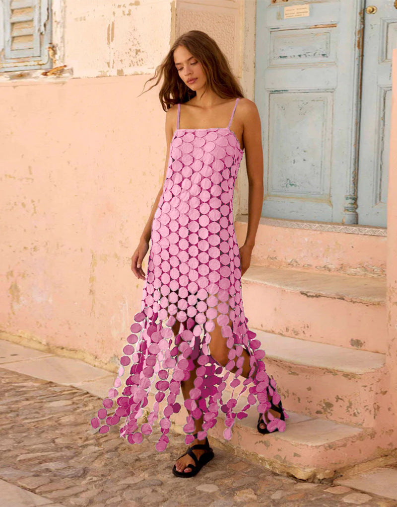 Women's Hollow Fashion Lace Dress Women's Dress