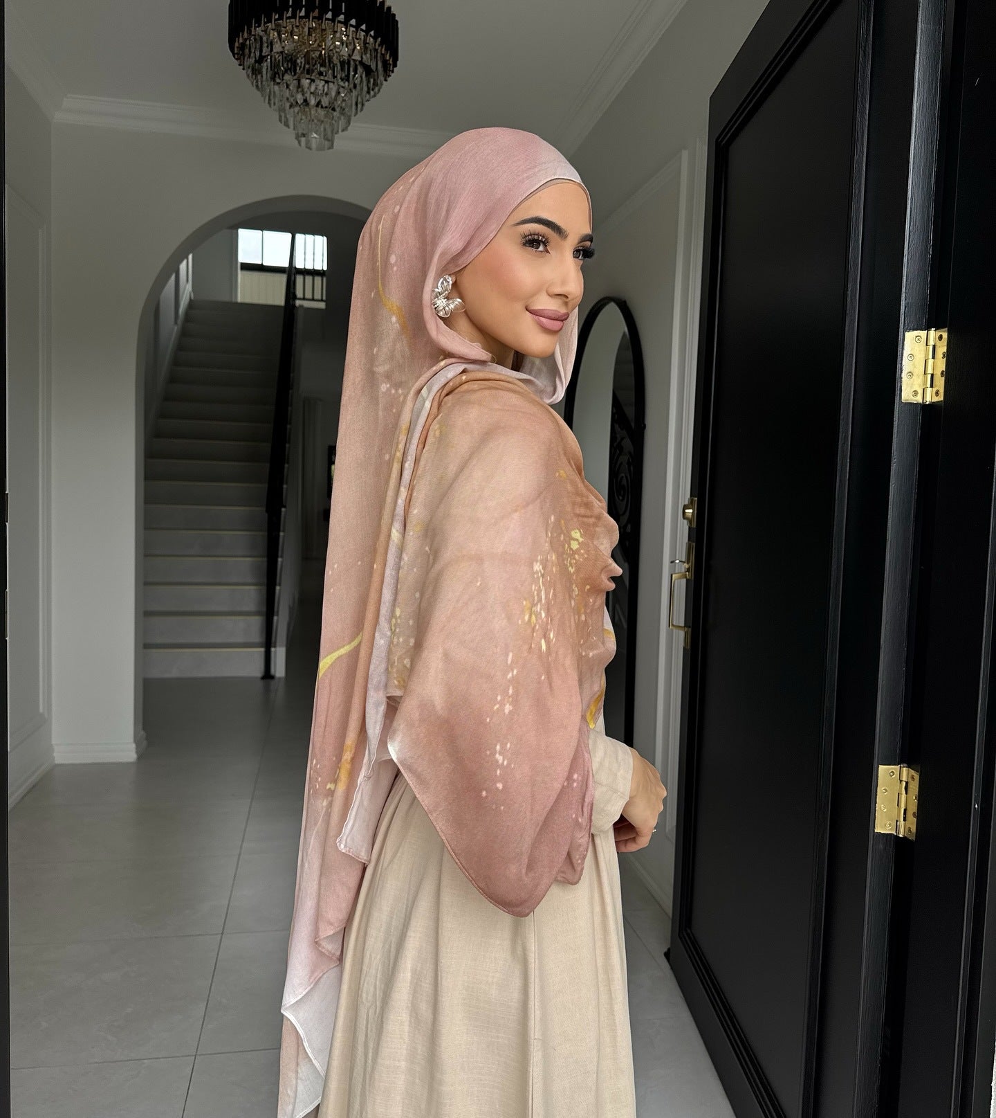 Cotton Headscarf Soft Lightweight and Breathable Daily Fashion Headscarf