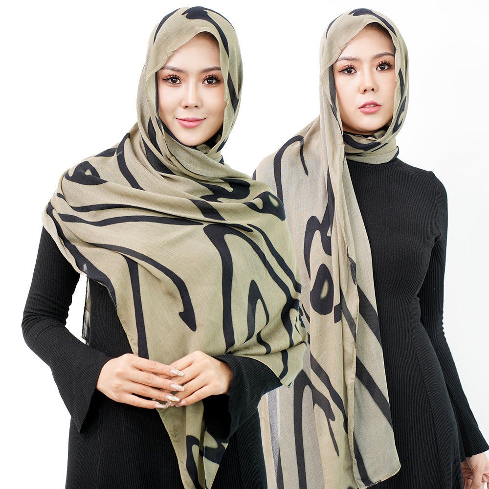 Cotton Headscarf Soft Lightweight and Breathable Daily Fashion Headscarf