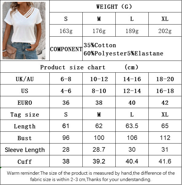 Women T-shirt Summer Short Sleeve Top