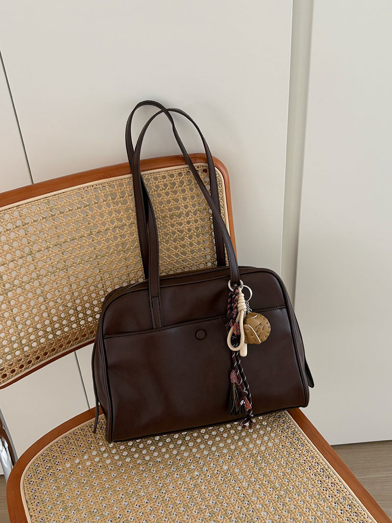 Women Vintage Shoulder Bag Portable Large Capacity Tote Bag