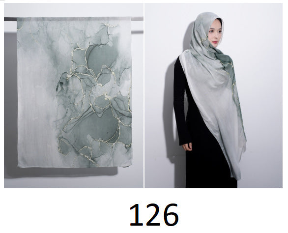 Cotton Headscarf Soft Lightweight and Breathable Daily Fashion Headscarf