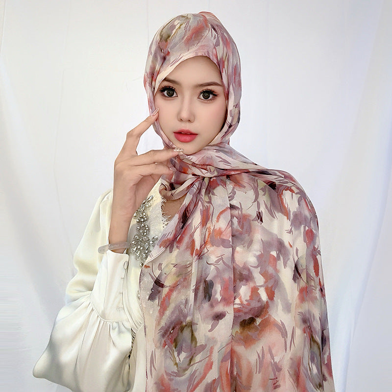 Cotton Headscarf Soft Lightweight and Breathable Daily Fashion Headscarf