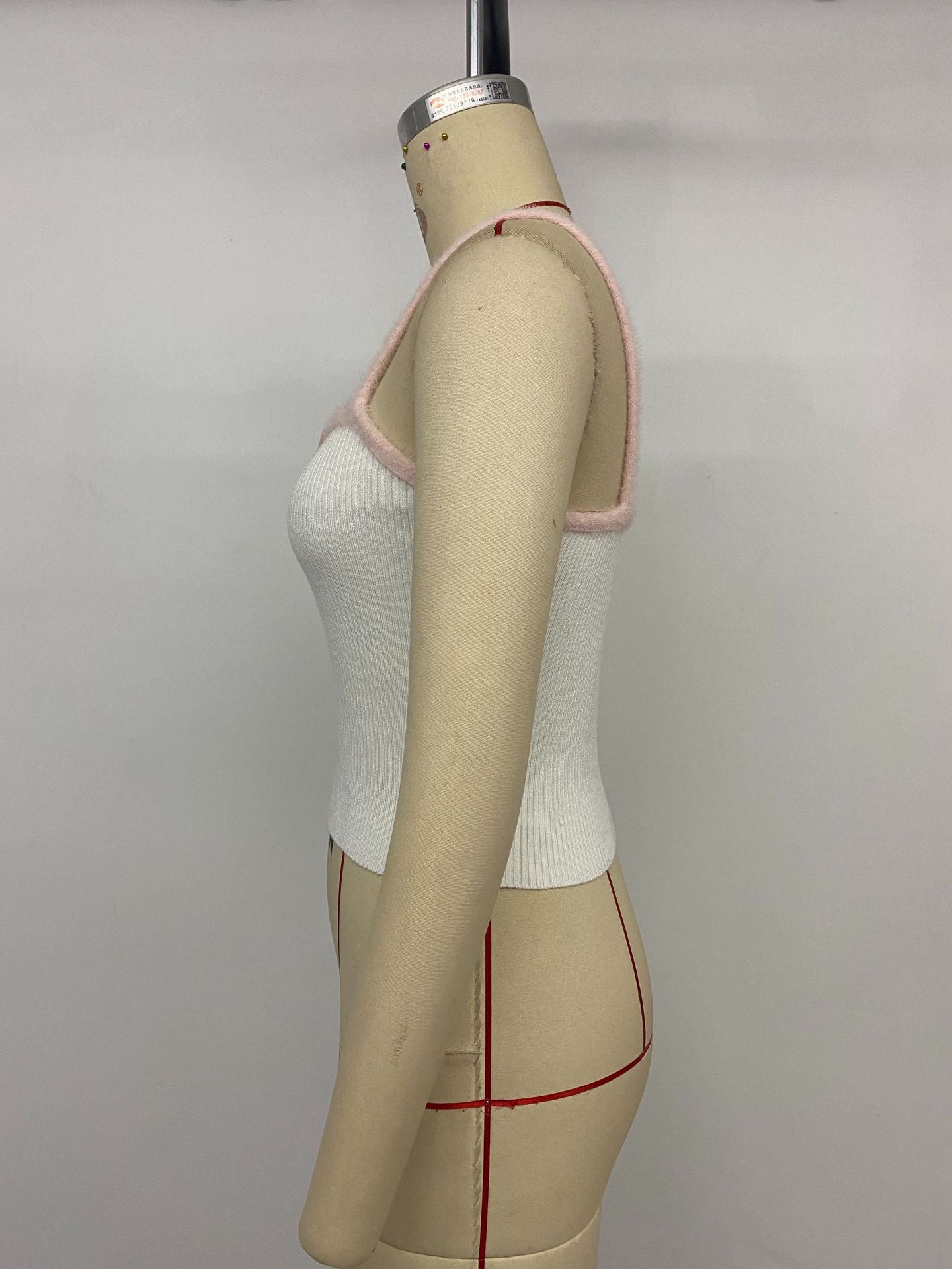 Vest Short Hollow Bow Suspender Vest Women
