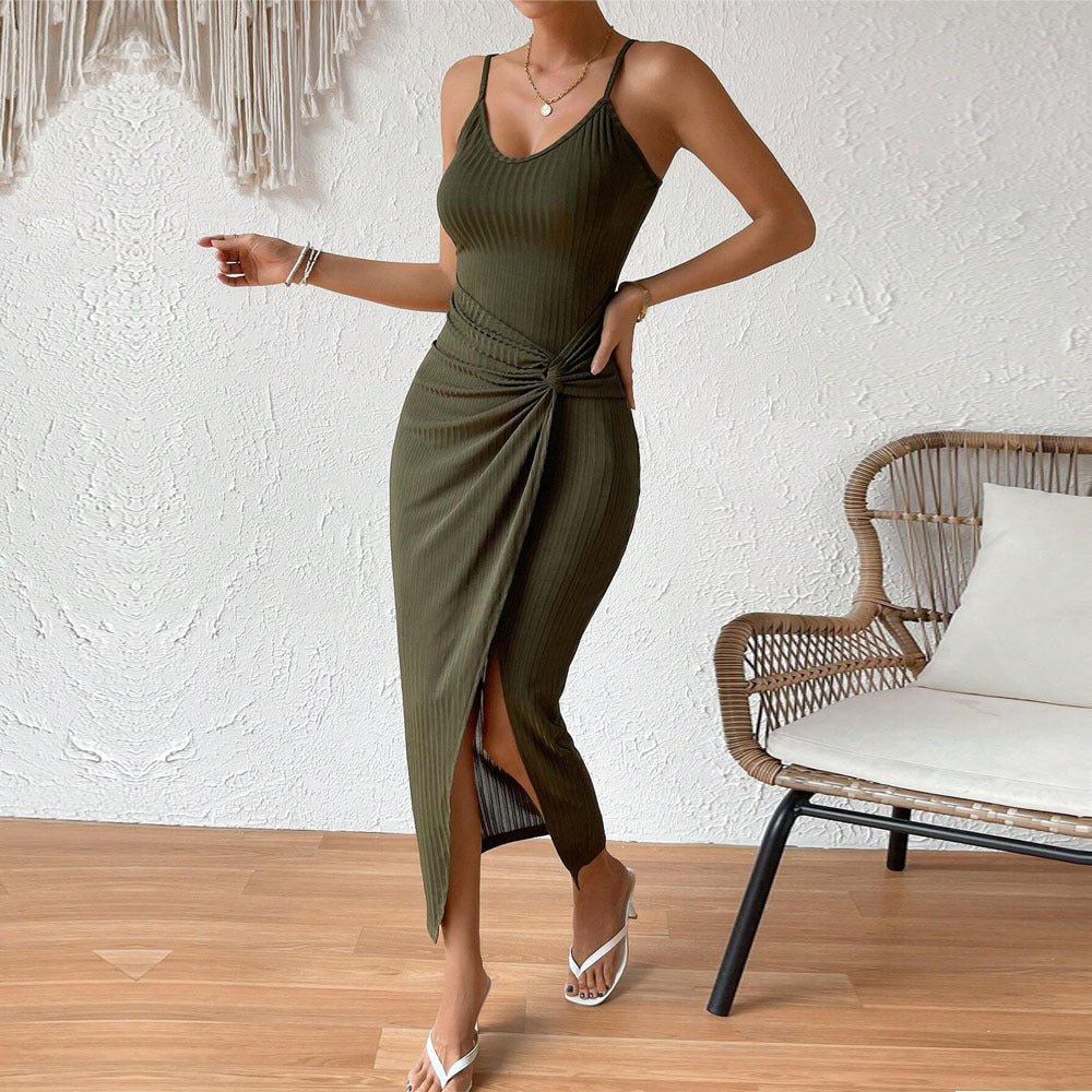 Women's Split Sexy Strap Dress
