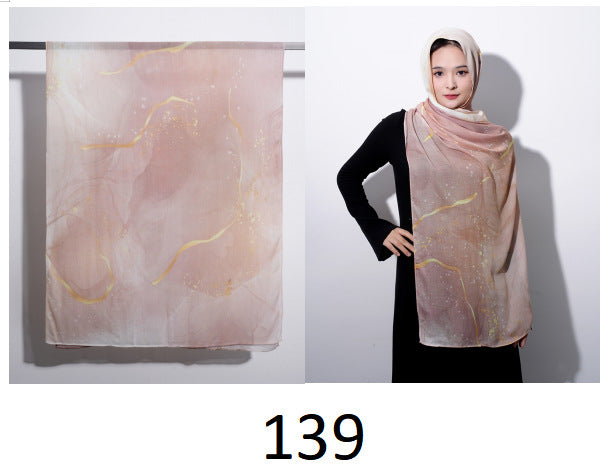 Cotton Headscarf Soft Lightweight and Breathable Daily Fashion Headscarf