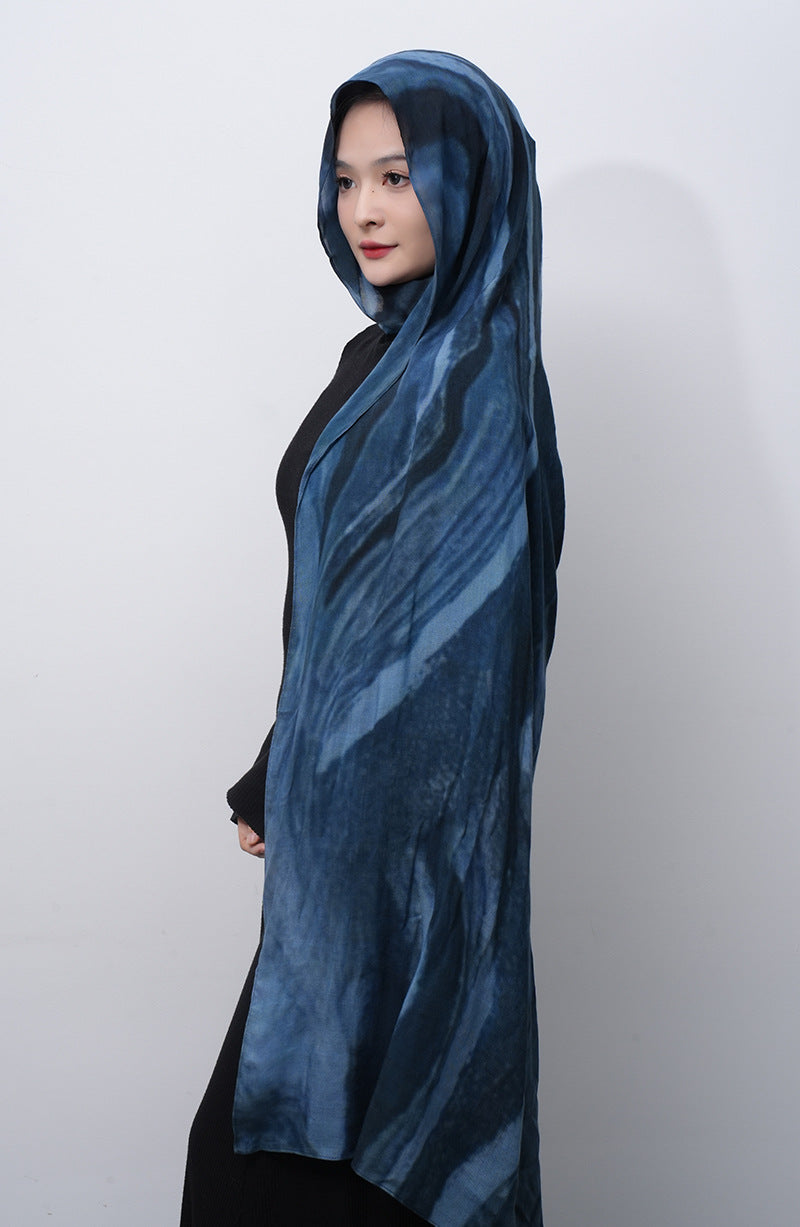 Cotton Headscarf Soft Lightweight and Breathable Daily Fashion Headscarf