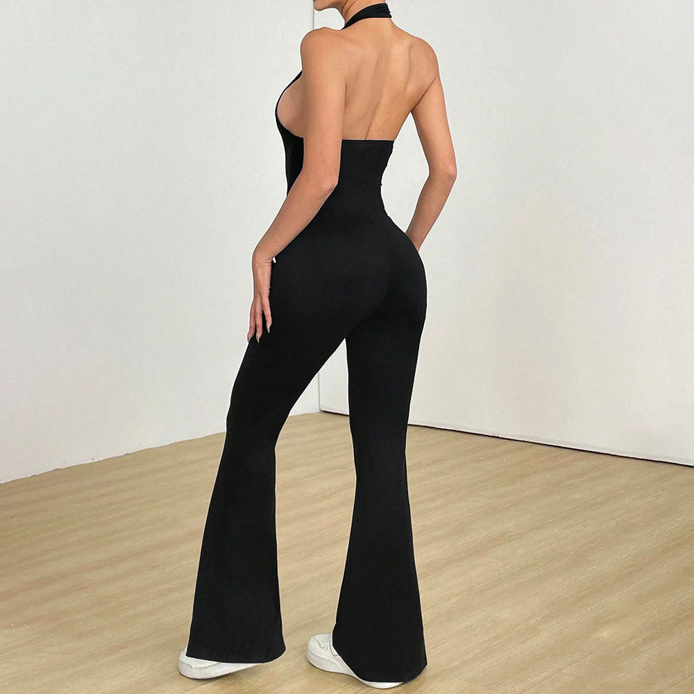 Women's Bodysuit Summer Sports Fitness Jumpsuit