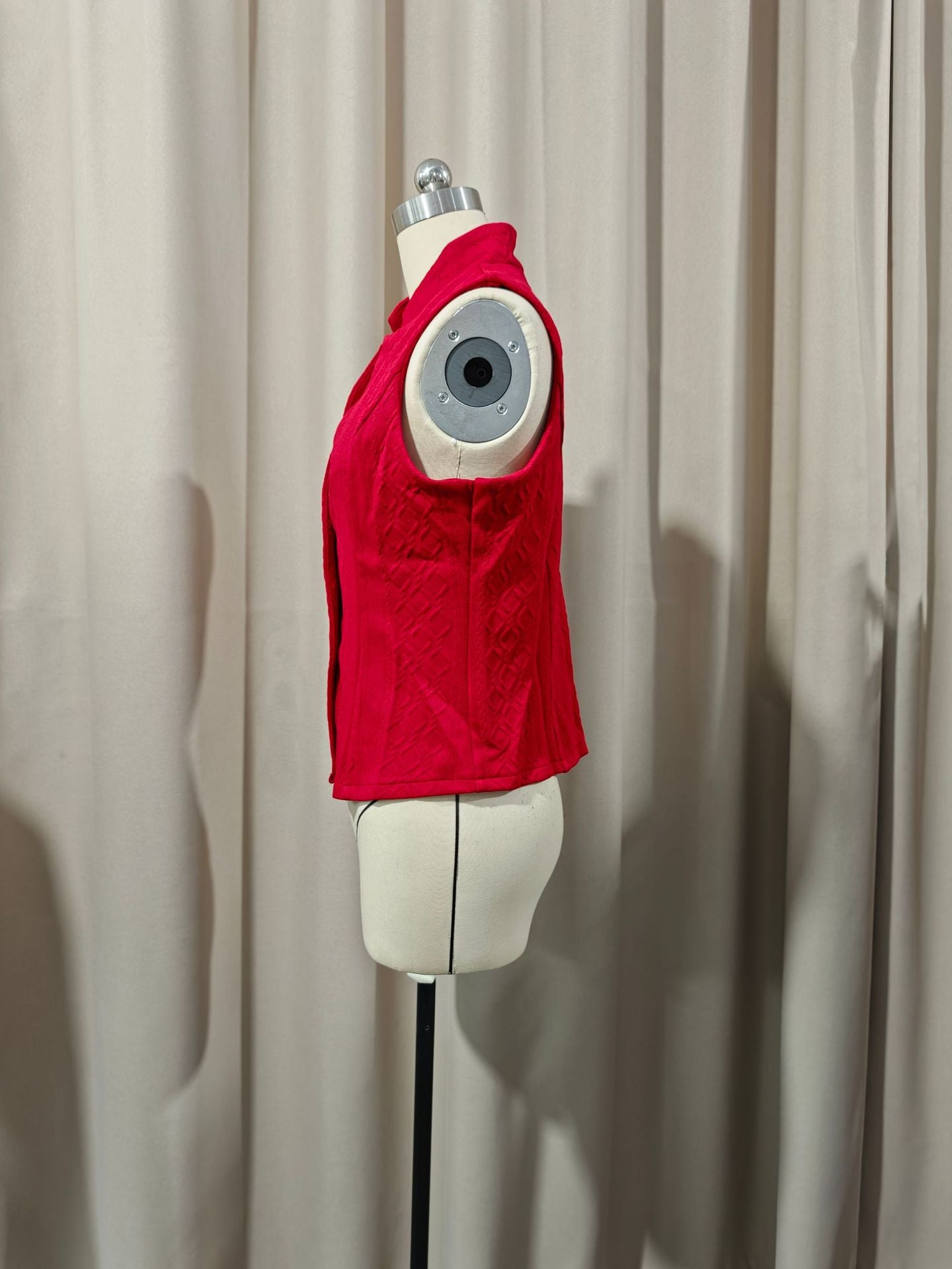 V-Neck Button Sleeveless Vest Vest Jacket Top Women