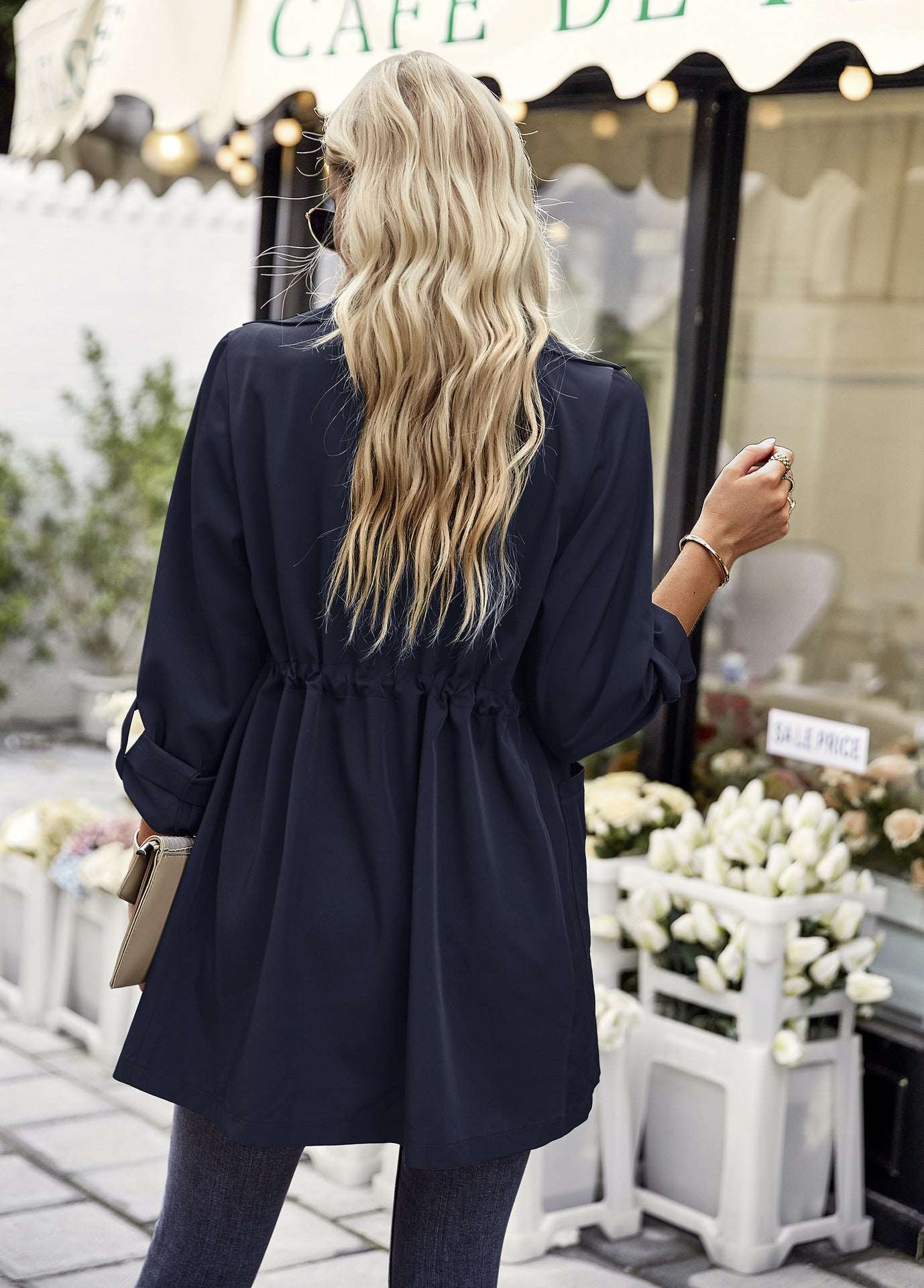 Women's Autumn And Winter Trench Coat Fashion Jacket