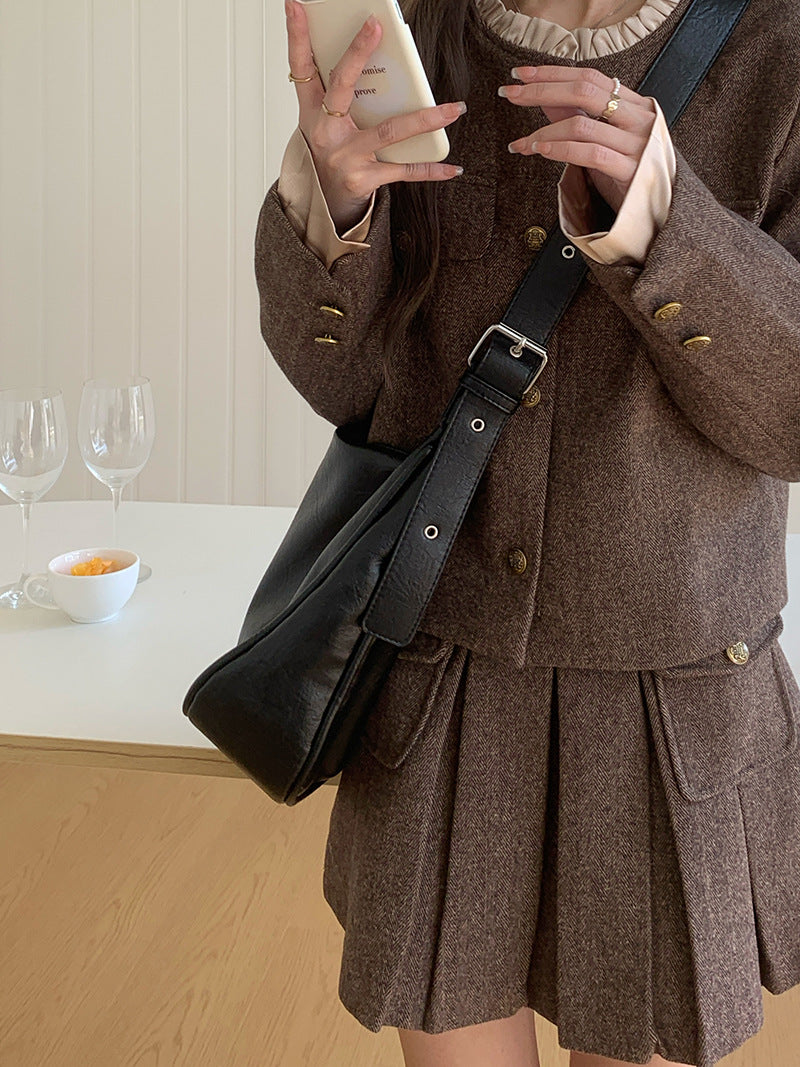 Women Large Capacity Retro Shoulder Bag Tote Bag