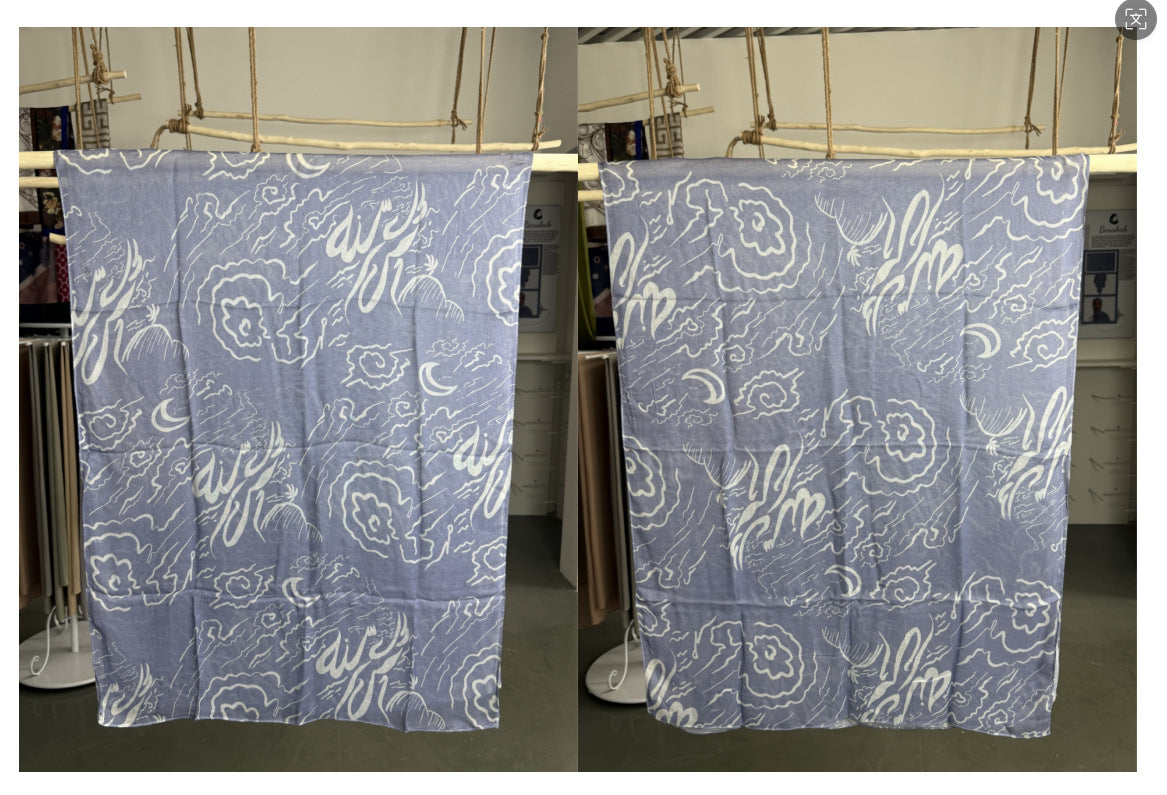 Cotton Headscarf Soft Lightweight and Breathable Daily Fashion Headscarf