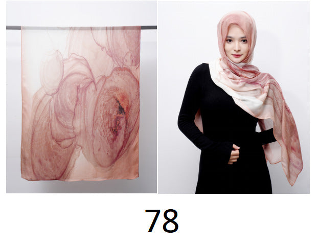 Cotton Headscarf Soft Lightweight and Breathable Daily Fashion Headscarf