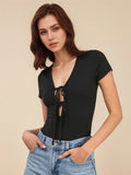 Women Summer Sexy Waist Bodysuit Jumpsuit