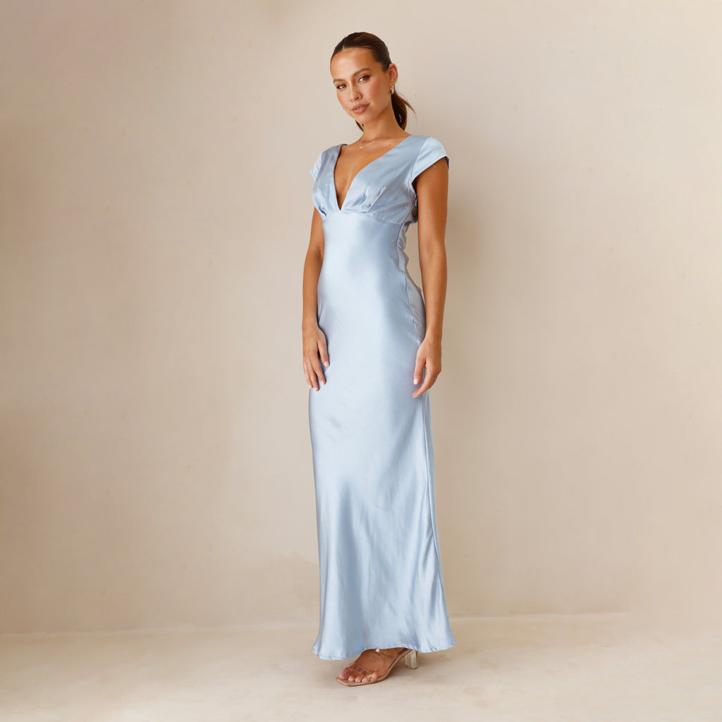 Women Sexy Deep V Slim Back Dress