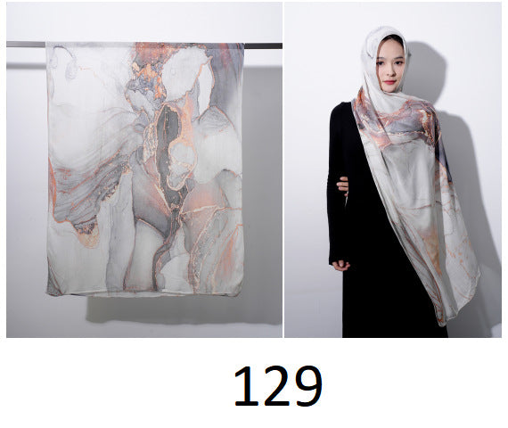 Cotton Headscarf Soft Lightweight and Breathable Daily Fashion Headscarf