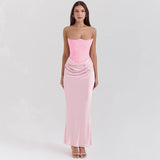 Tubular Sexy Slim Fit Fishtail Dress Women's Evening Dress