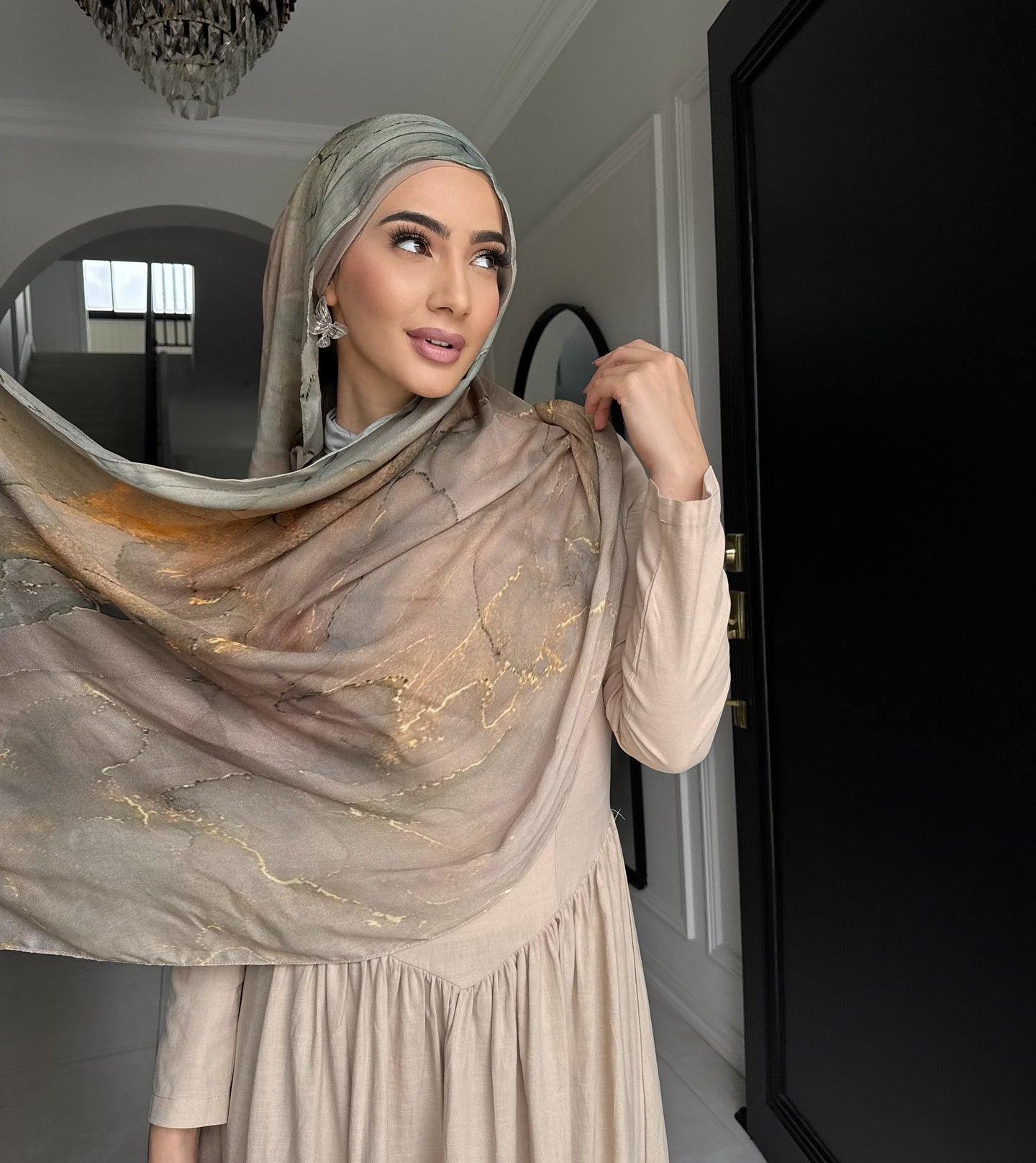 Cotton Headscarf Soft Lightweight and Breathable Daily Fashion Headscarf