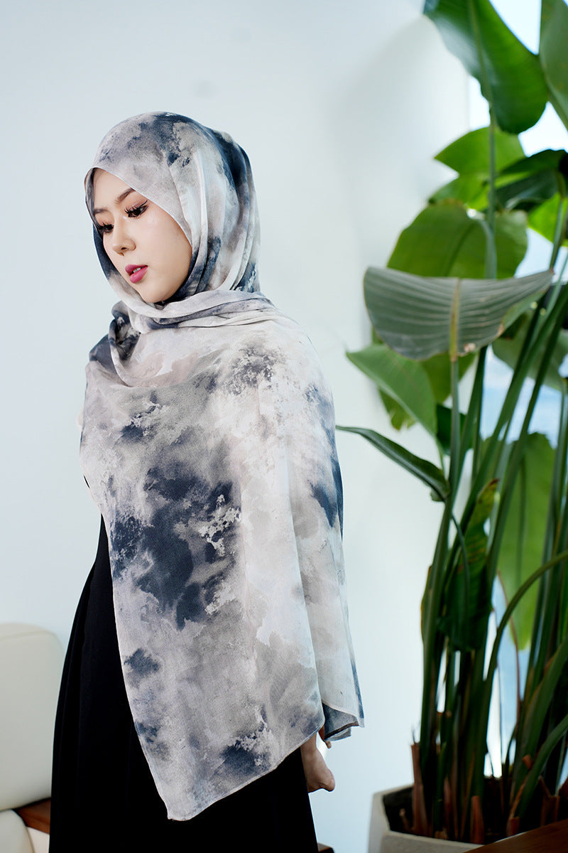Cotton Headscarf Soft Lightweight and Breathable Daily Fashion Headscarf