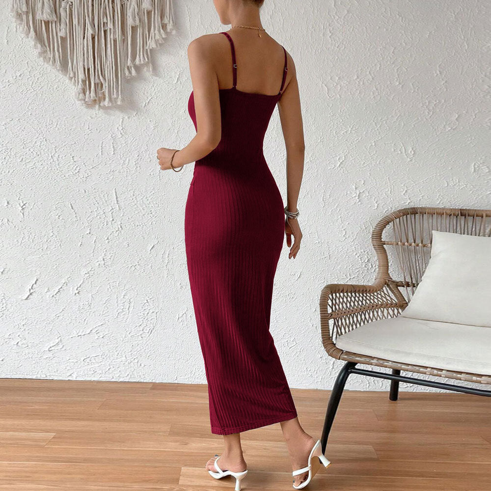 Women's Split Sexy Strap Dress