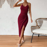 Women's Split Sexy Strap Dress
