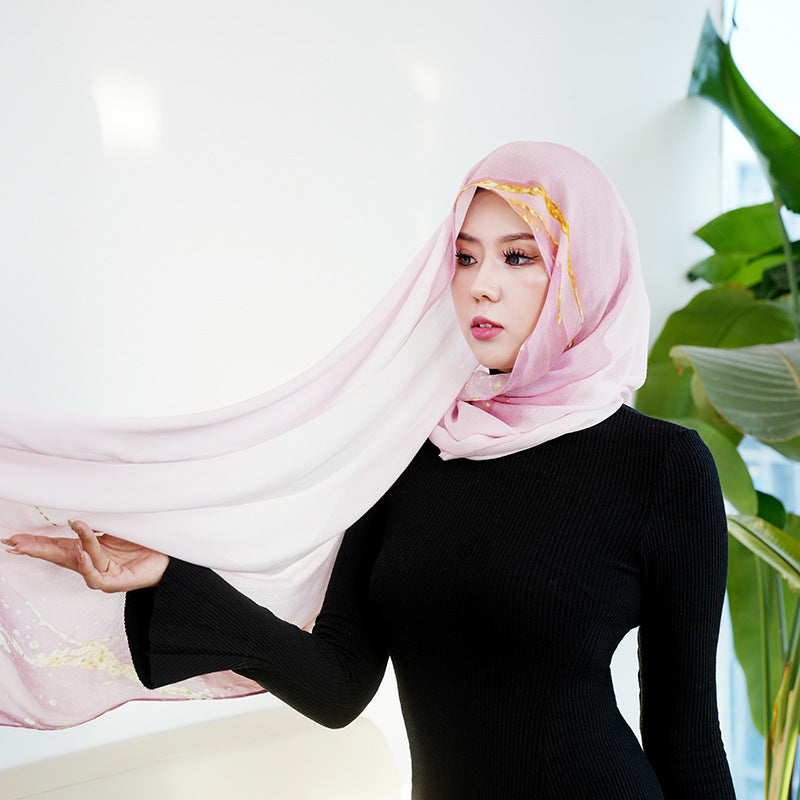 Cotton Headscarf Soft Lightweight and Breathable Daily Fashion Headscarf